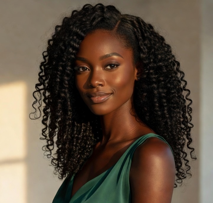 Head reference providing face and hairstyle
